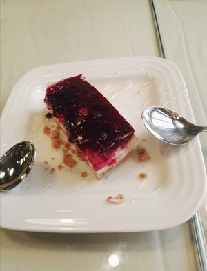 Dessert at Organi Chiado in Lisbon