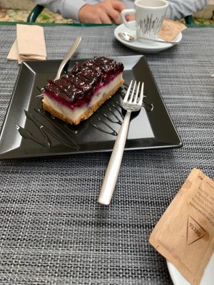 No cheesecake  at Organi Chiado in Lisbon