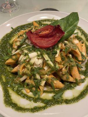 Penne Pasta at Organi Chiado in Lisbon