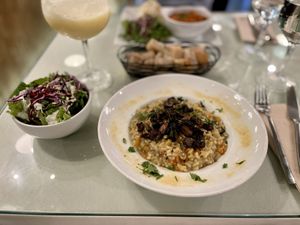 Risotto at Organi Chiado in Lisbon
