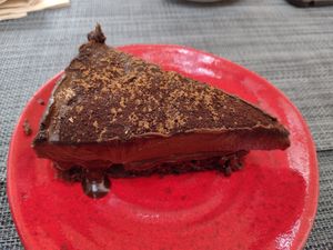 ChocoCream dessert - amazing! at Organi Chiado in Lisbon