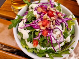 Salad at Organi Chiado in Lisbon