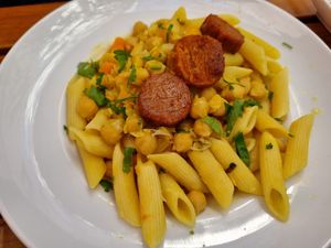 Rancho pasta at Organi Chiado in Lisbon