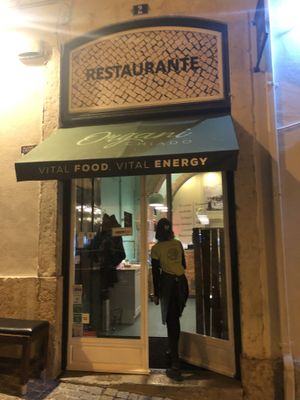 Entrance  at Organi Chiado in Lisbon