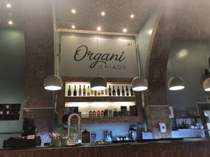 Bar at Organi Chiado in Lisbon