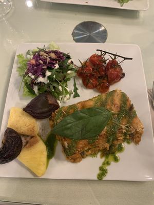 Lasagna   at Organi Chiado in Lisbon