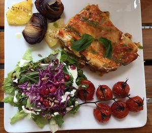 Lasagna  at Organi Chiado in Lisbon