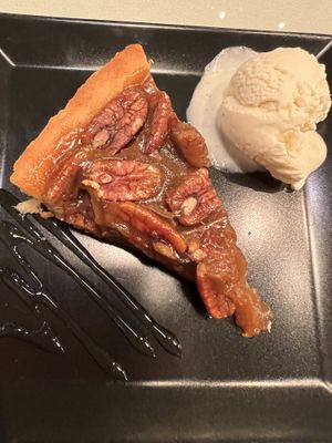 Pecan pie  at Organi Chiado in Lisbon