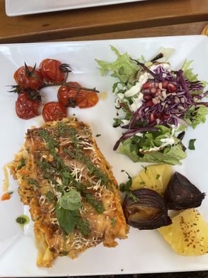 Lasaña  at Organi Chiado in Lisbon