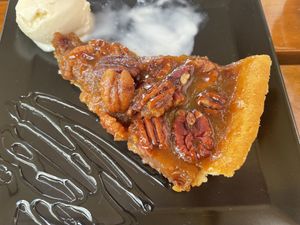 Tarta de nueces pecanas   at Organi Chiado in Lisbon