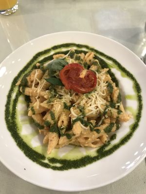 Massa penne  at Organi Chiado in Lisbon