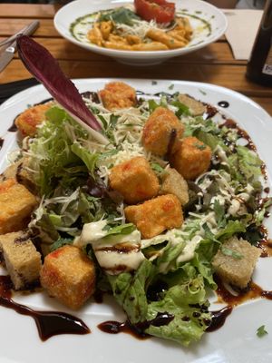 Caesar salad  at Organi Chiado in Lisbon