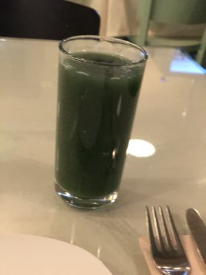 Spiruline juice  at Organi Chiado in Lisbon