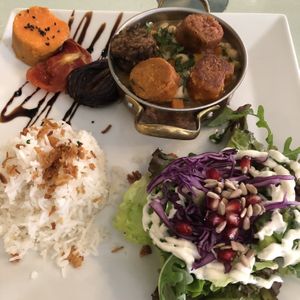 Main dish  at Organi Chiado in Lisbon