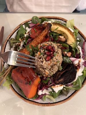 Nice salad   at Organi Chiado in Lisbon