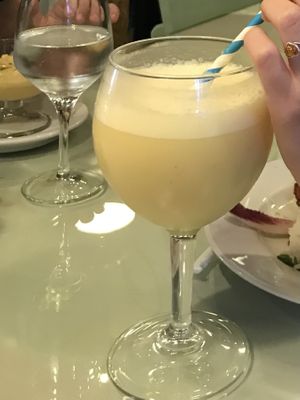 Piña colada  at Organi Chiado in Lisbon