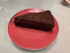 Bolo de chocolate 😋  at Organi Chiado in Lisbon