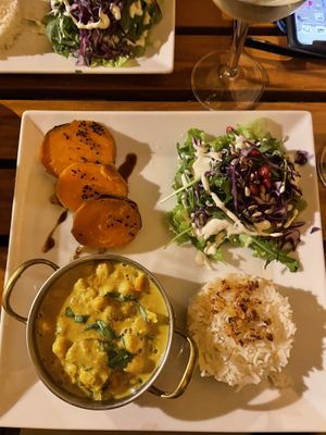 Chickpea curry   at Organi Chiado in Lisbon