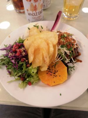 Vegetable salad at Organi Chiado in Lisbon