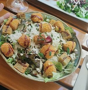 Caesar Salad at Organi Chiado in Lisbon