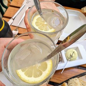 Lemonade at Organi Chiado in Lisbon