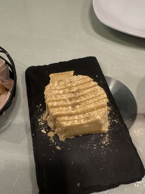 Vegan (goat style) cheese!  at Organi Chiado in Lisbon