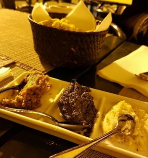 Delicious starters at Organi Chiado in Lisbon