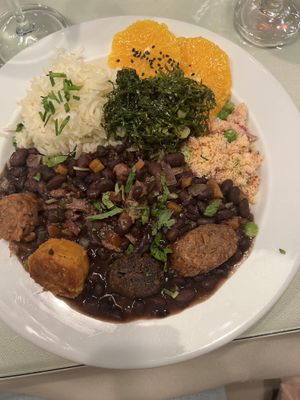 Brazilian Bean stew (so inventive & delicious )  at Organi Chiado in Lisbon