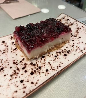 Cheesecake   at Organi Chiado in Lisbon
