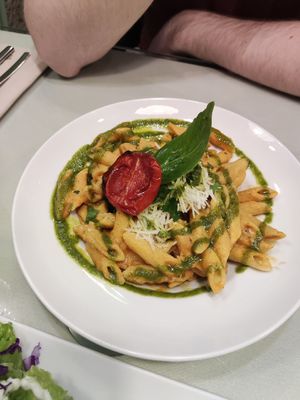 Pasta at Organi Chiado in Lisbon