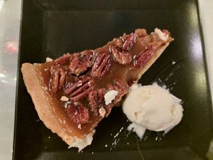 Tarte de noz pecan at Organi Chiado in Lisbon