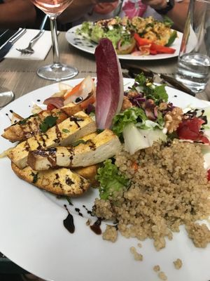 tofu meal of the day at Organi Chiado in Lisbon