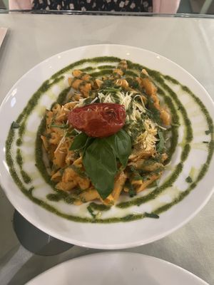 Gluten free pastaa  at Organi Chiado in Lisbon