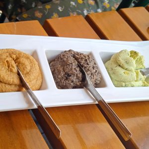 Creamy starter at Organi Chiado in Lisbon