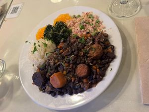 Brazilian bean stew  at Organi Chiado in Lisbon