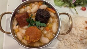 Bean stew at Organi Chiado in Lisbon