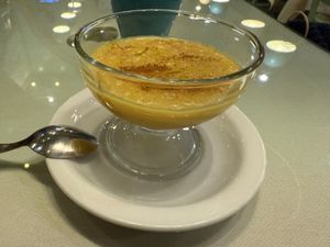 rice pudding yummy at Organi Chiado in Lisbon
