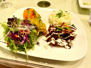 Braised Tofu    at Organi Chiado in Lisbon