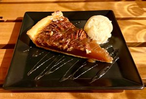 Pecan Pie and Ice Cream    at Organi Chiado in Lisbon