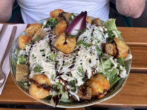 Tofu salad   at Organi Chiado in Lisbon