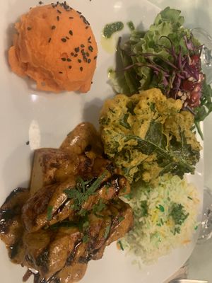 Tofu con mostaza  at Organi Chiado in Lisbon