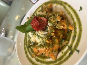 Pesto salad   at Organi Chiado in Lisbon