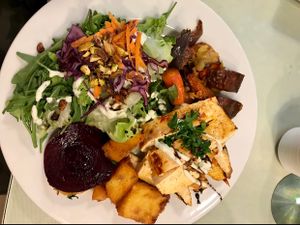 Lime Tofu at Organi Chiado in Lisbon