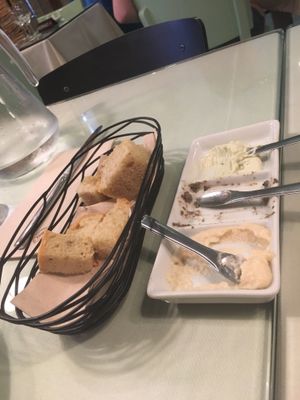 Oops. Not much of the pates left to photograph..... at Organi Chiado in Lisbon