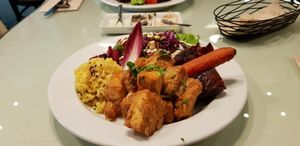 Great tofu! at Organi Chiado in Lisbon