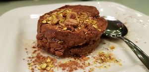 Chocolate mousse cake! at Organi Chiado in Lisbon