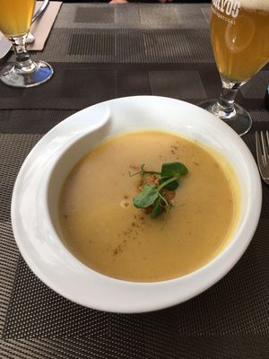 soup of the day at Organi Chiado in Lisbon