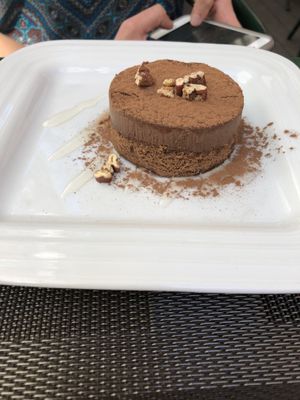 Chocolate cake  at Organi Chiado in Lisbon