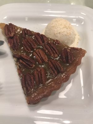 Pecan pie 😍 at Organi Chiado in Lisbon