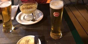 Dessert at Organi Chiado in Lisbon